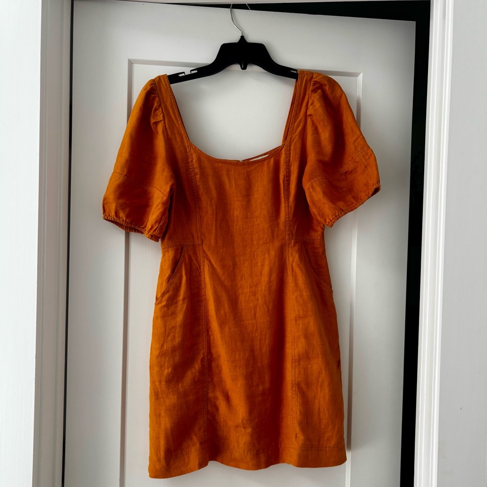Madewell 100% linen dress